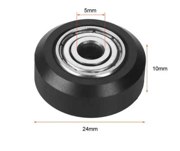 V Slot Nylon Solid Roller Guide Bearing.png