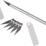 Metal carving knife with 5 blades