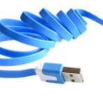 Micro usb cable 1m flat style (data + charging)