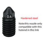 S134 nozzle super hardened steel 0.4 bambu lab aftermarket